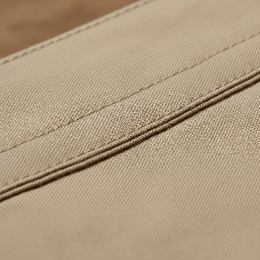 Chino pants fabric texture close-up
